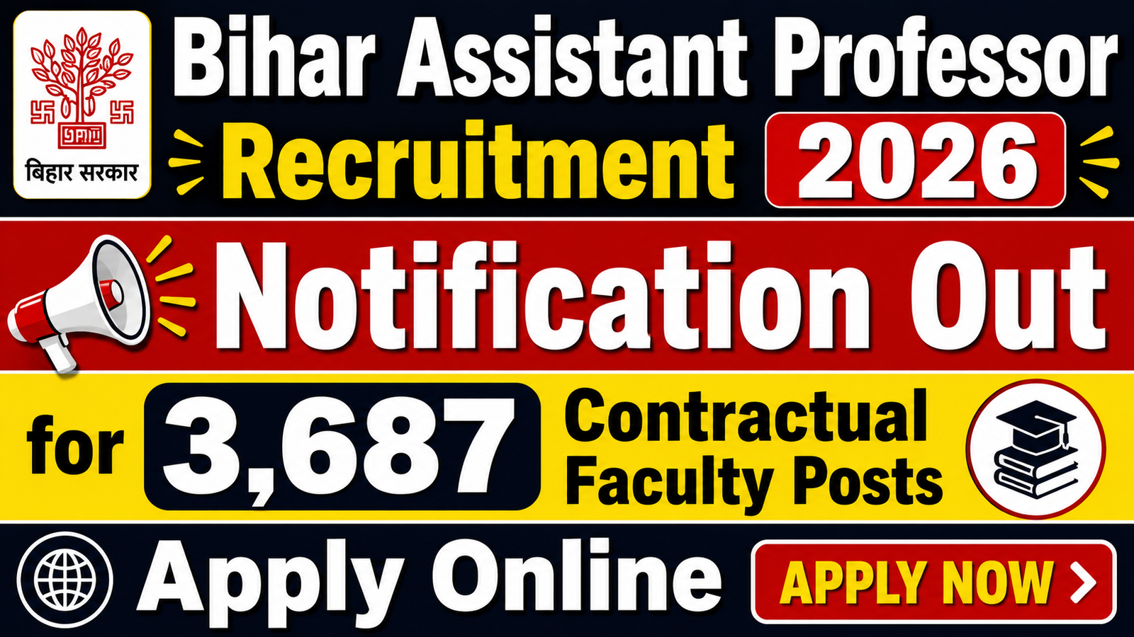 Bihar Assistant Professor Recruitment 2026